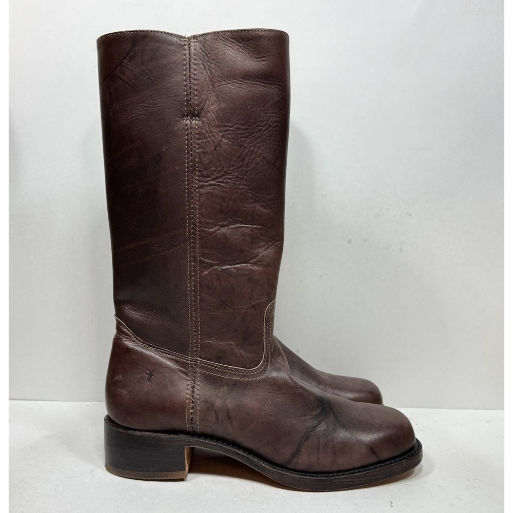 Frye Campus 14L Tall Leather Boots Brown Mens Size 11.5 87290WNT Made in USA NEW